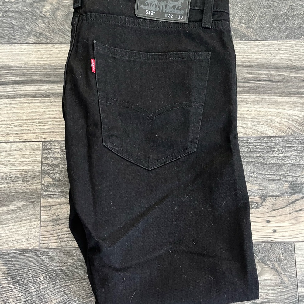 Levi's 512 Men's Black Jeans